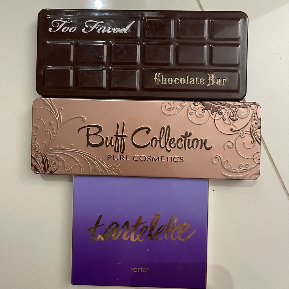 3 makeup pallete bundle